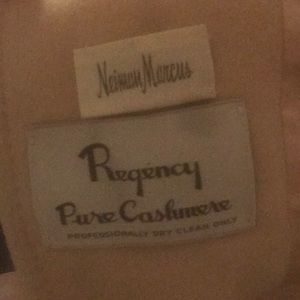 Neumann Marcus full length cashmere coat